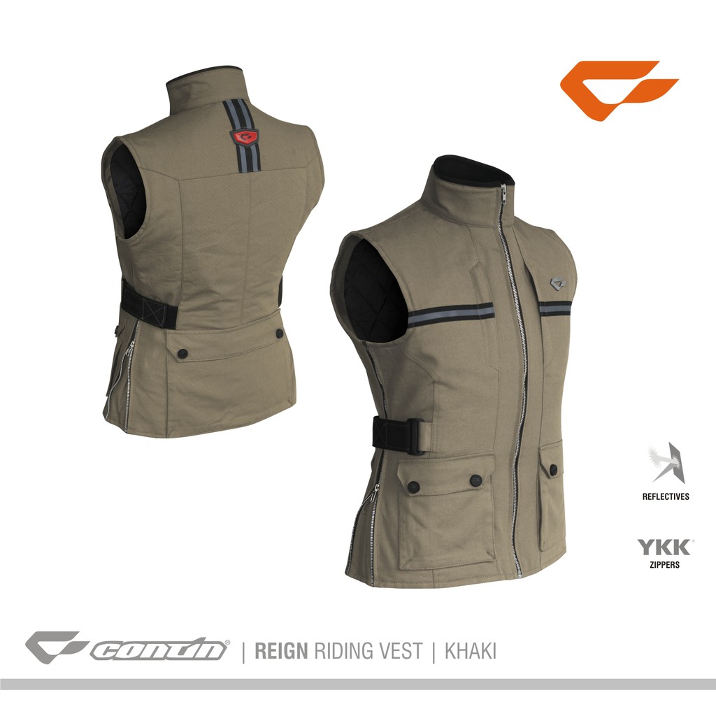 Reign Vest - Khaki