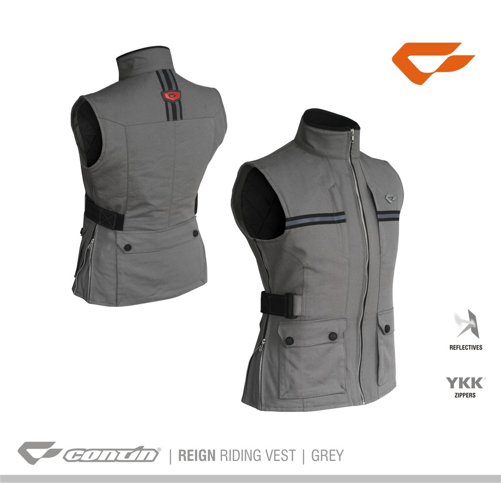 Reign Vest  - Grey