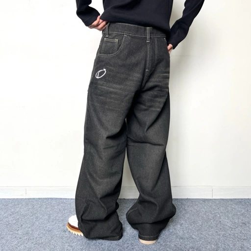 Image of DEMOAN - REVERSE BAGGY JEANS