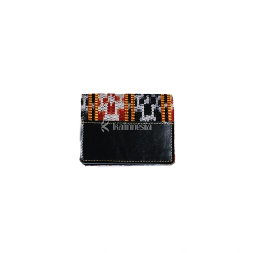 Image of KAINNESIA Anom Cardholder Double - Tenun Kulit Sapi Asli