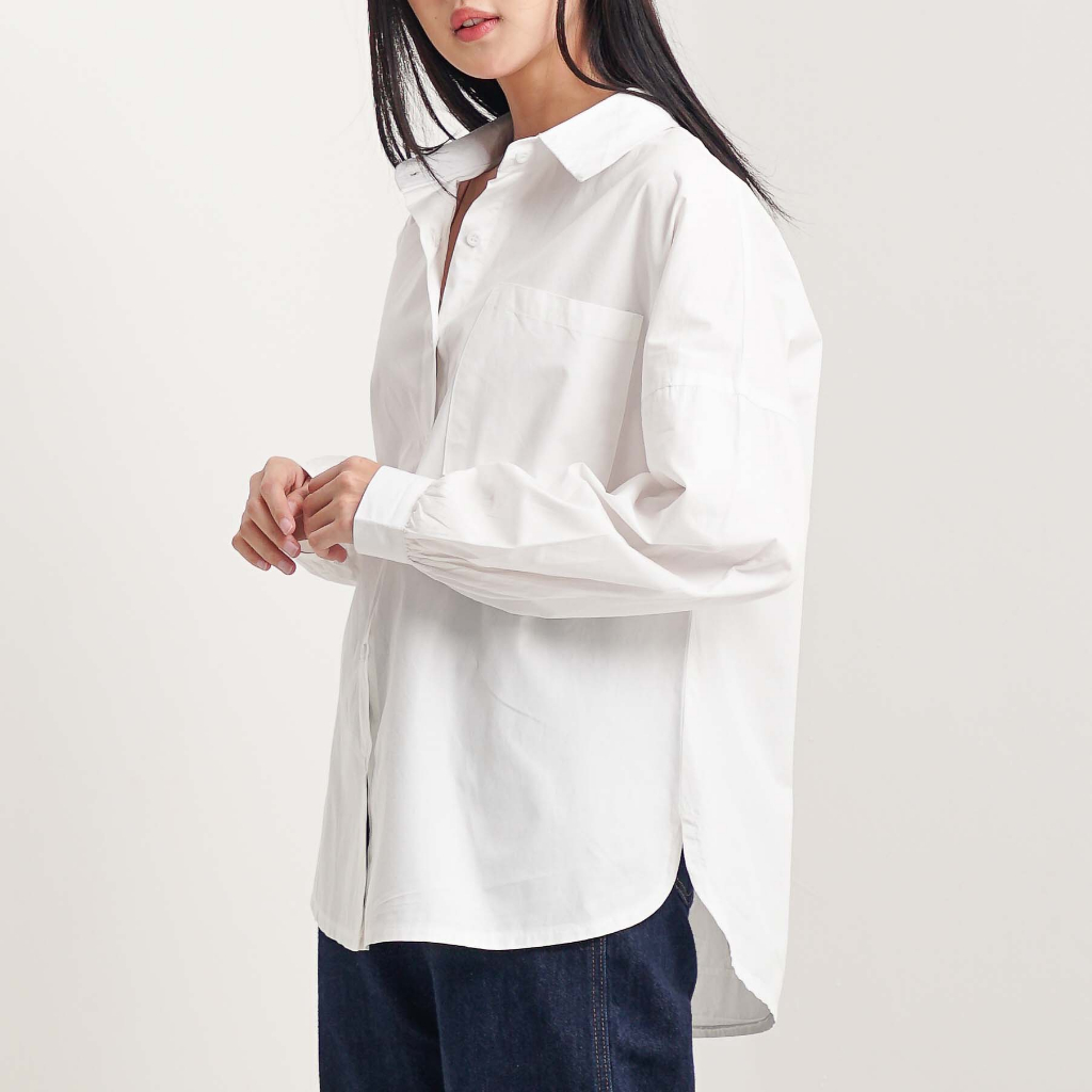 Erina Shirt | Tutuloph | Kemeja Oversize Wanita | ALLSIZE - BIGSIZE