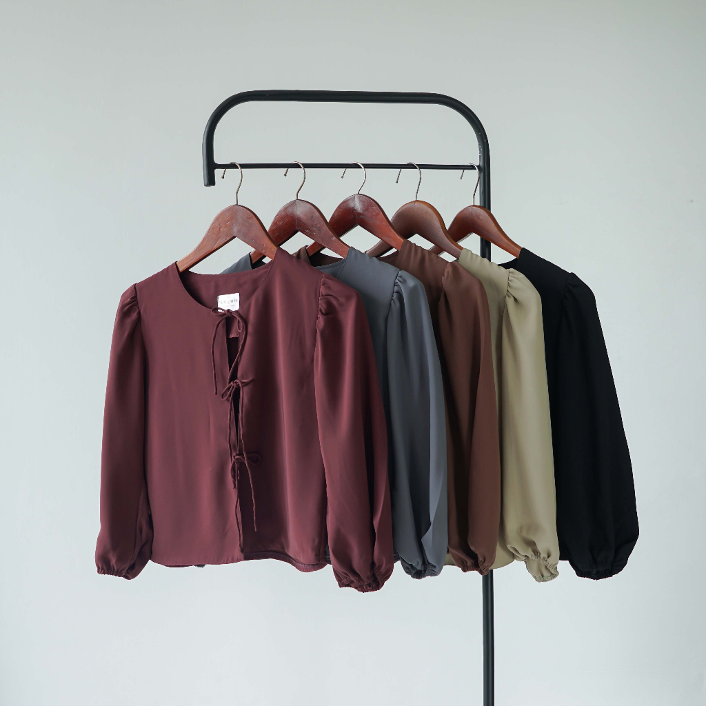 [Tutuloph] Lea Outer | Outer Basic Casual Top Pita  | Woman Top | Fashion Wanita Jumbo Normal Bigsize