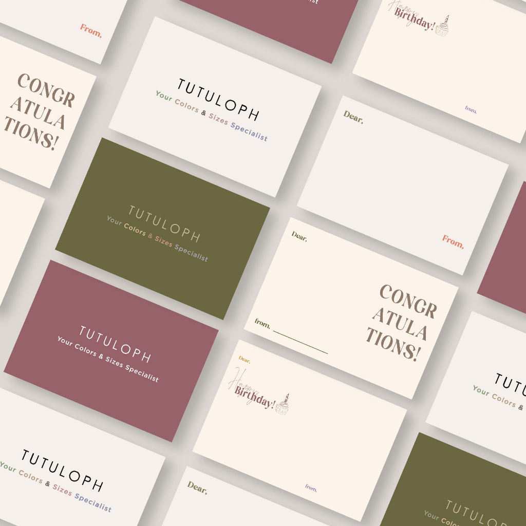 ADD ON PERSONALIZED GREETING CARD | Tutuloph