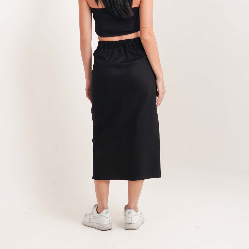 [Tutuloph] Kayla Skirt | Midi and Long Skirt | Rok Wanita Cargo Casual Fashion Normal Bigsize