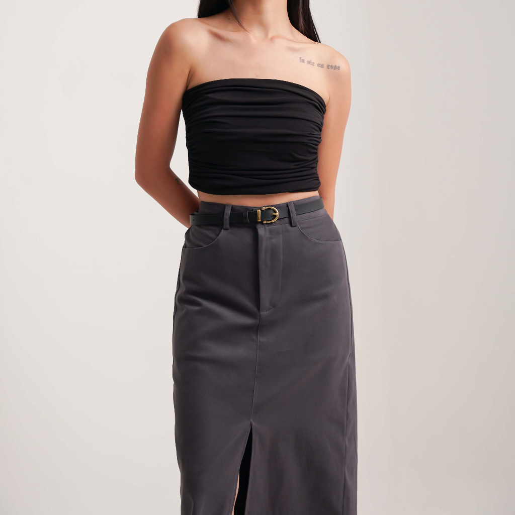 [Tutuloph] Kayla Skirt | Midi and Long Skirt | Rok Wanita Cargo Casual Fashion Normal Bigsize
