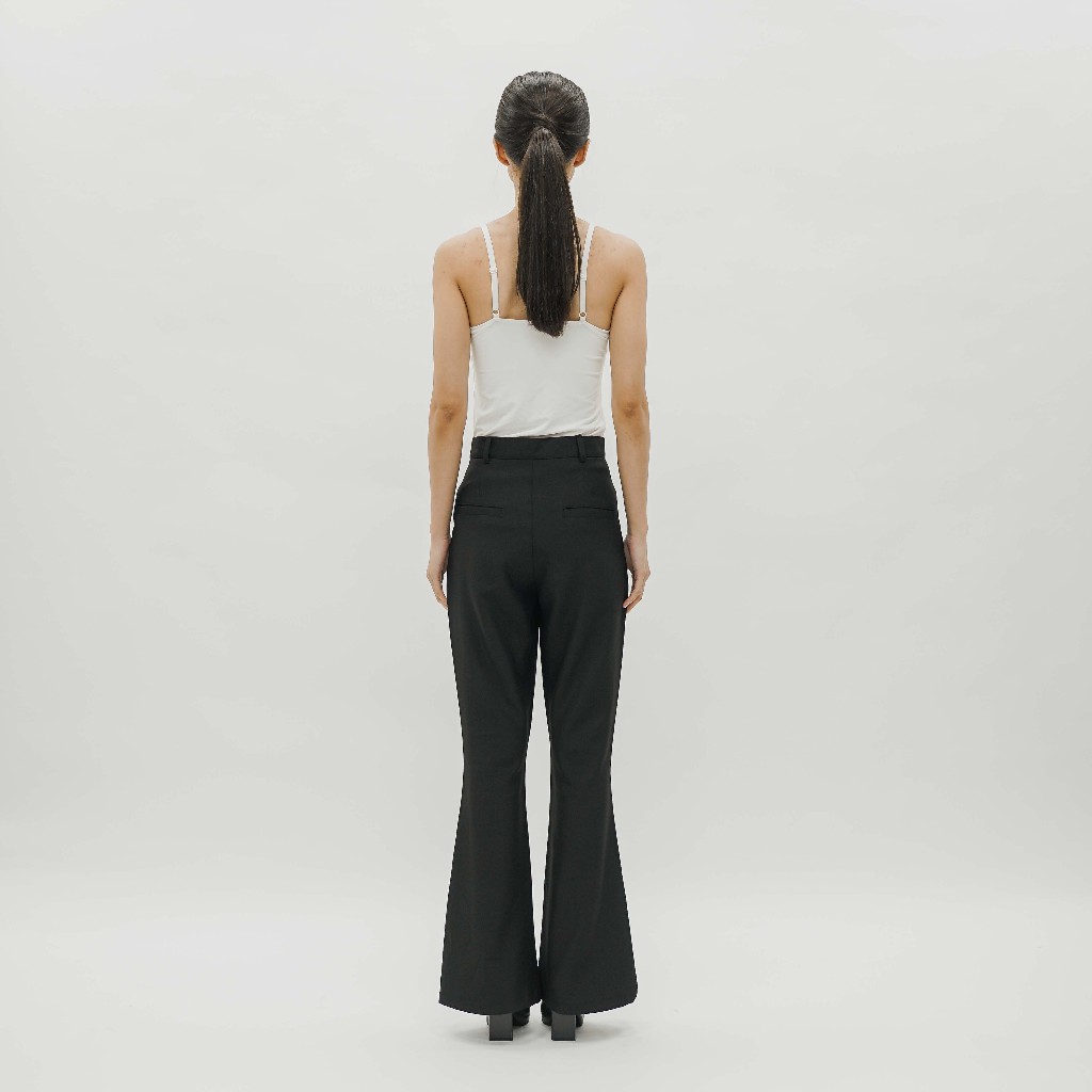 [Tutuloph] Cherry Flare Pants | Celana Flare Wanita Premium – Fit to Big Size | High Waist Pants Elegan & Nyaman untuk Casual & Semi Formal Look