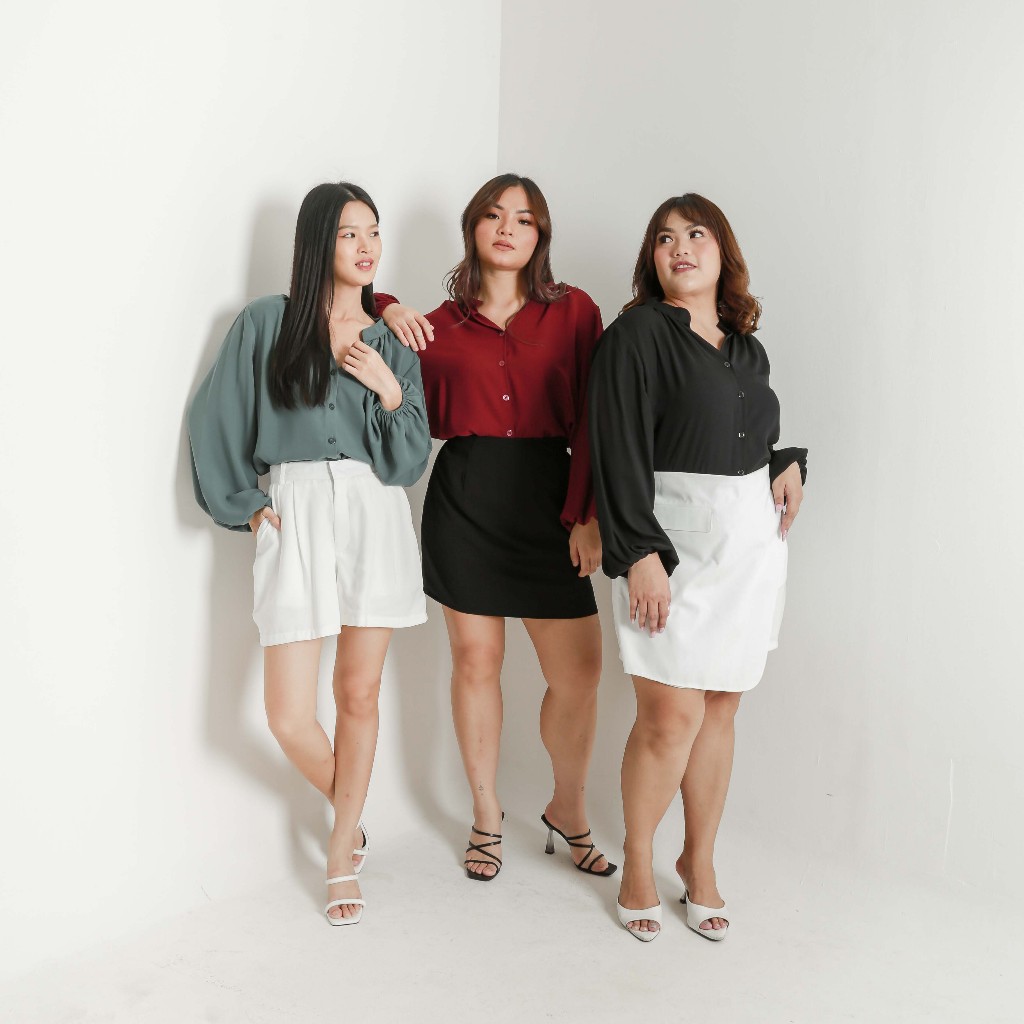 [Tutuloph] Clyso Blouse V2 | Atasan Wanita | Fashion Wanita Bigsize Normal Jumbo