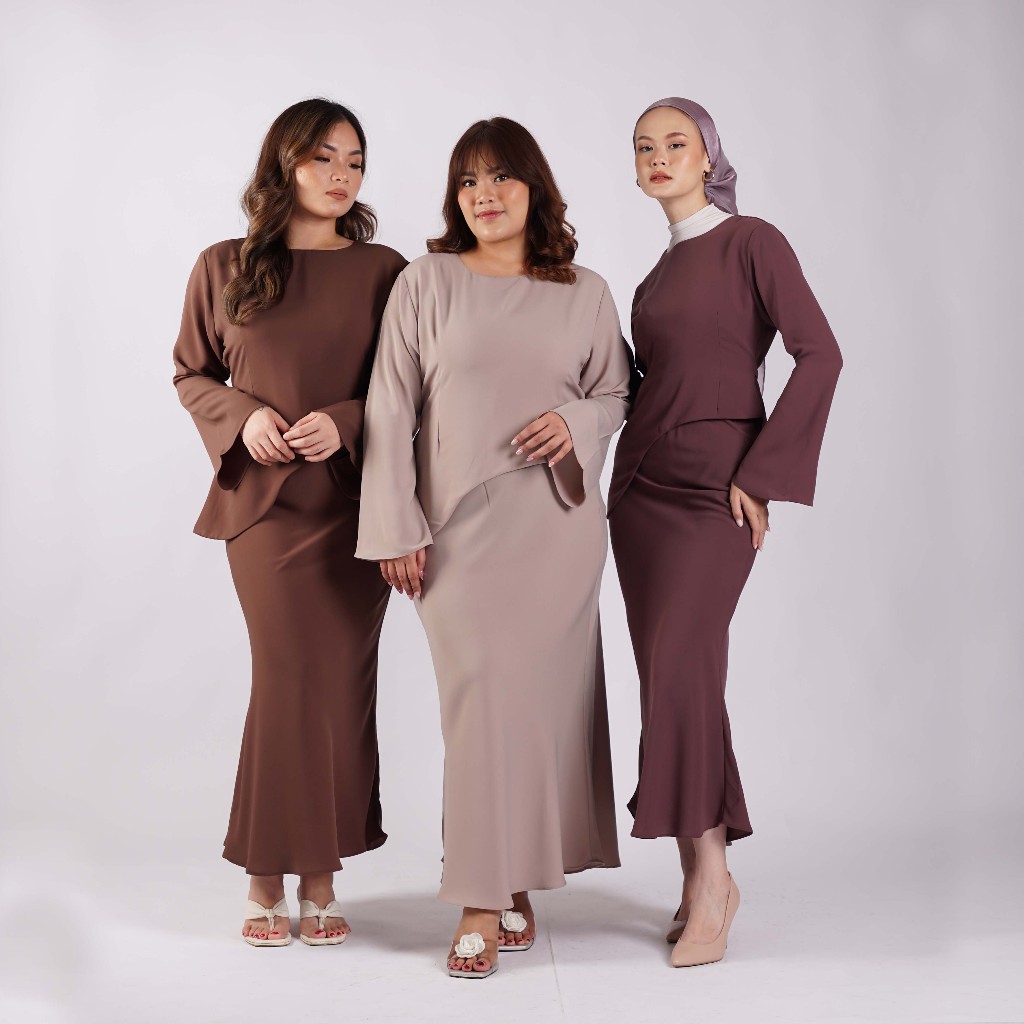 [Tutuloph] Jenna Blouse | Blouse Wanita Slim Look Lengan Panjang – Hijab Friendly & Fit to Big Size | Atasan Casual Elegan untuk Daily & Office Wear