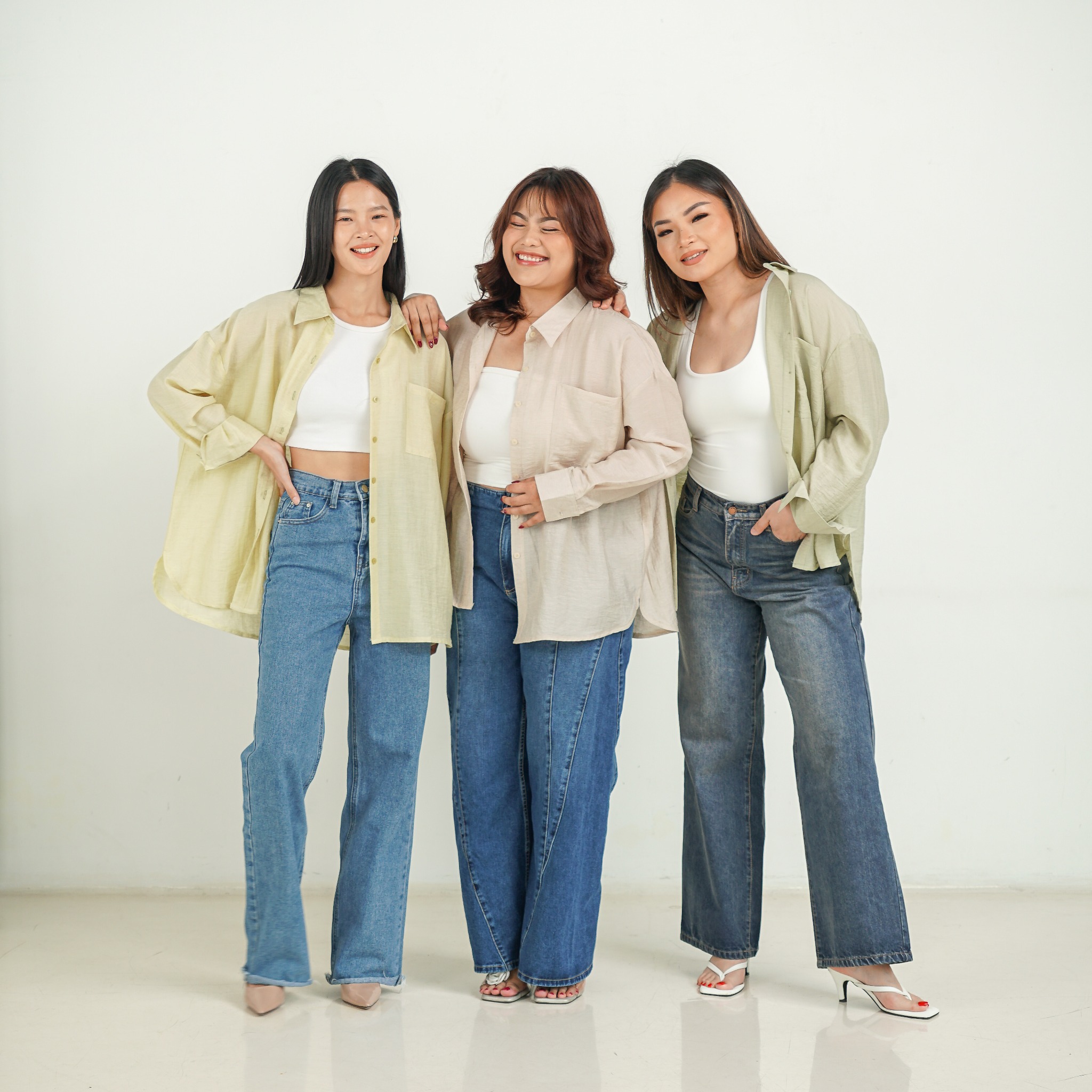 [Tutuloph] Dory Shirt | Kemeja Oversized Wanita | Comfort Outer Daily Casual Women Oversized Shirt Top