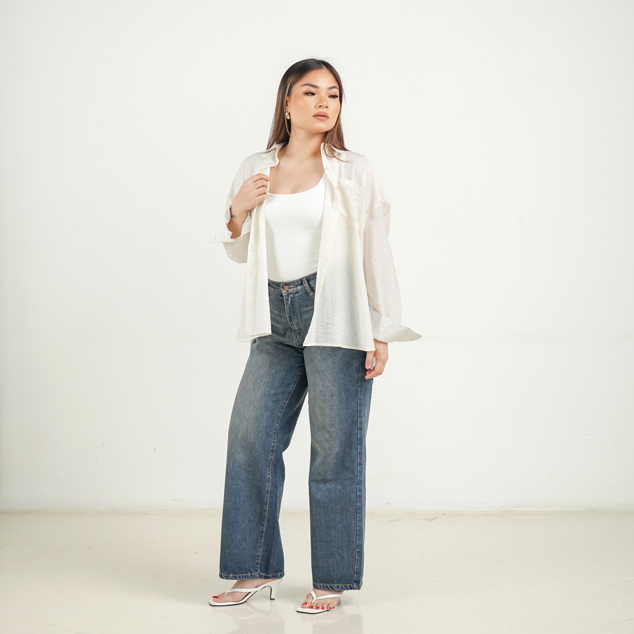 [Tutuloph] Dory Shirt | Kemeja Oversized Wanita | Comfort Outer Daily Casual Women Oversized Shirt Top