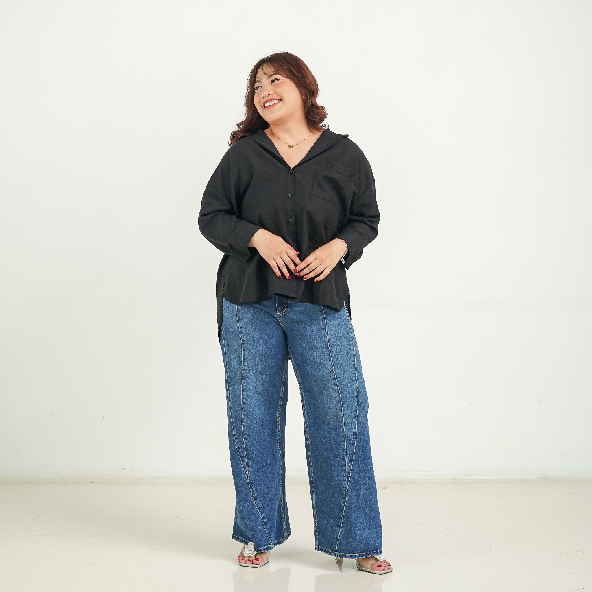 [Tutuloph] Dory Shirt | Kemeja Oversized Wanita | Comfort Outer Daily Casual Women Oversized Shirt Top