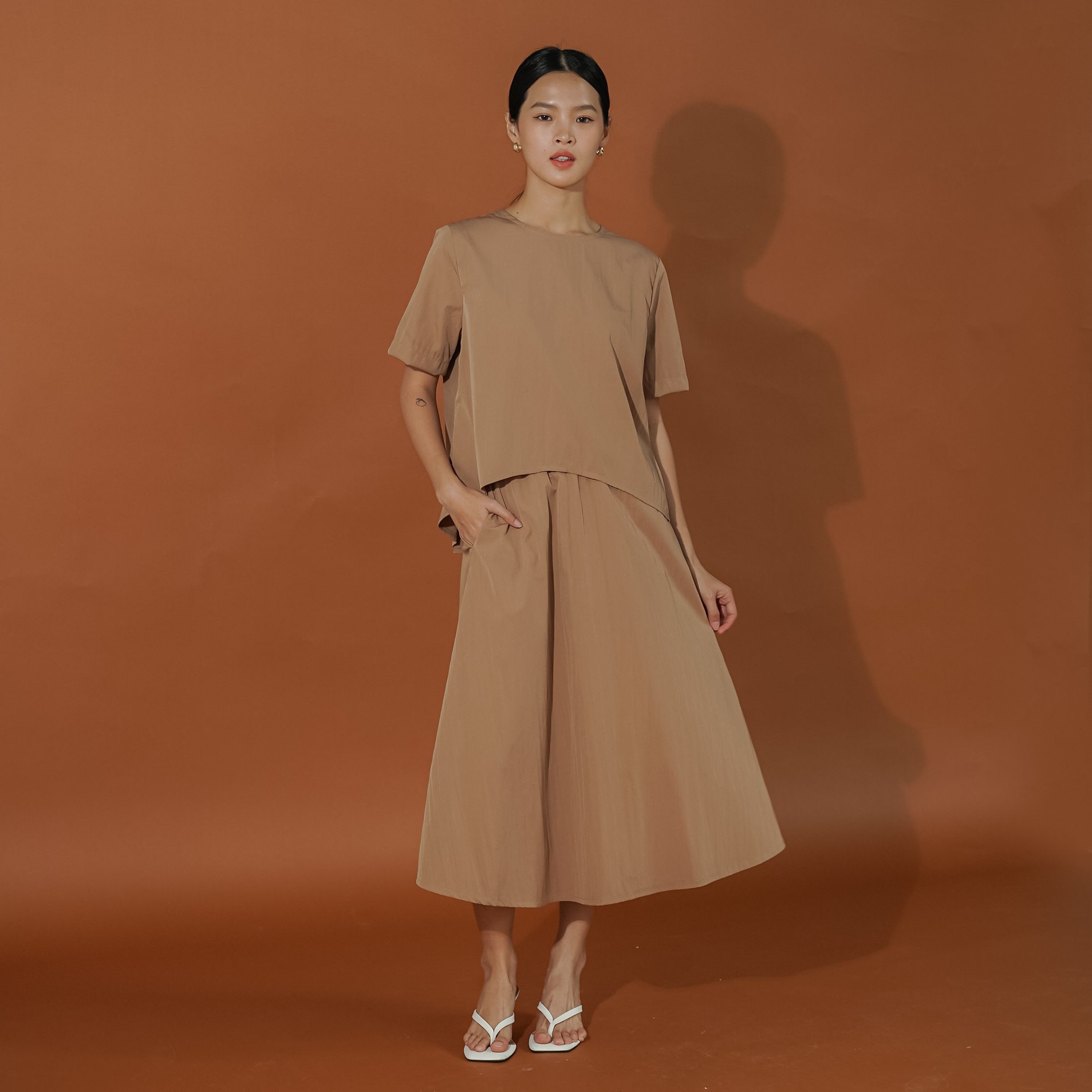 [Tutuloph] Nora Blouse | Front & Back Side Top | Atasan Blouse Lengan Pendek Wanita | Top | ALL SIZE - BIG SIZE