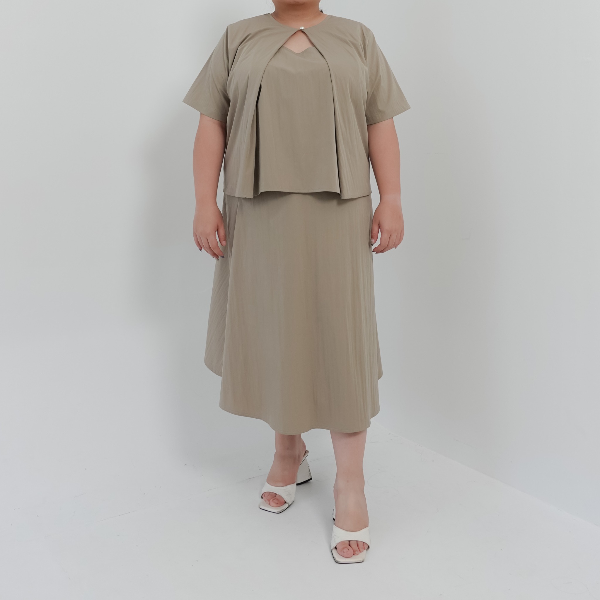 [Tutuloph] Nora Blouse | Front & Back Side Top | Atasan Blouse Lengan Pendek Wanita | Top | ALL SIZE - BIG SIZE