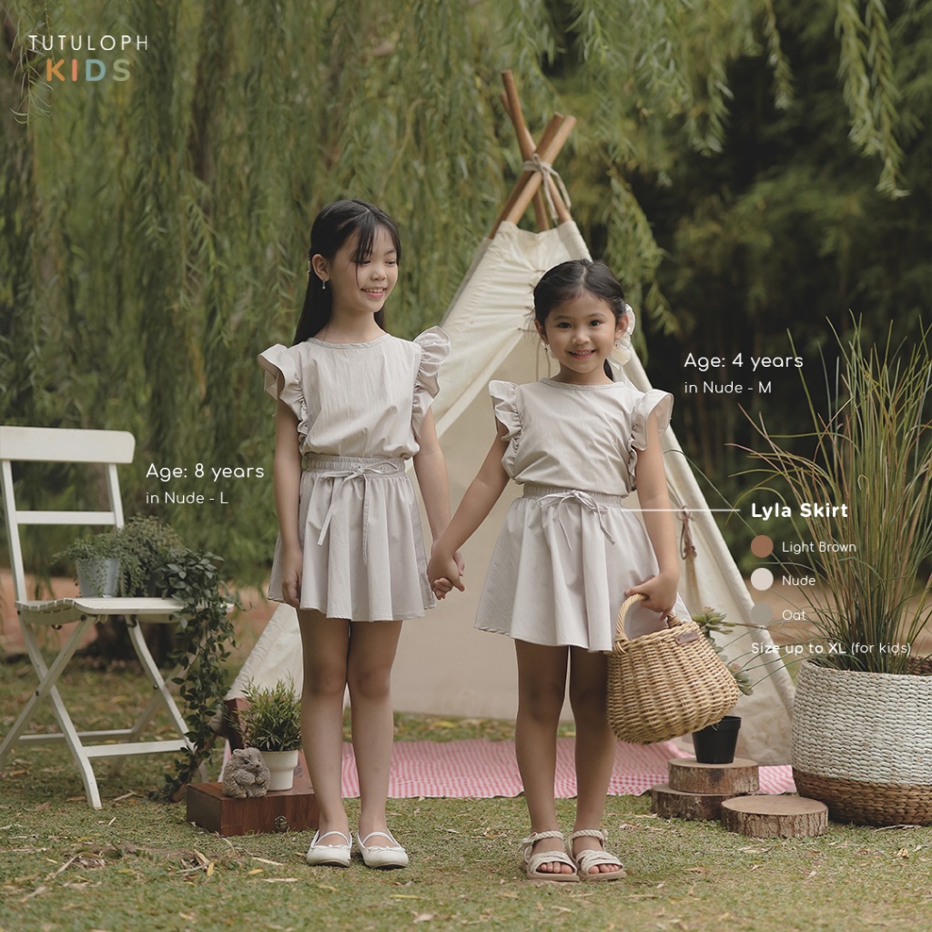Lyla Skirt | Rok Anak Perempuan | Usia 1-8 Tahun | Fashion Anak | TutuKids