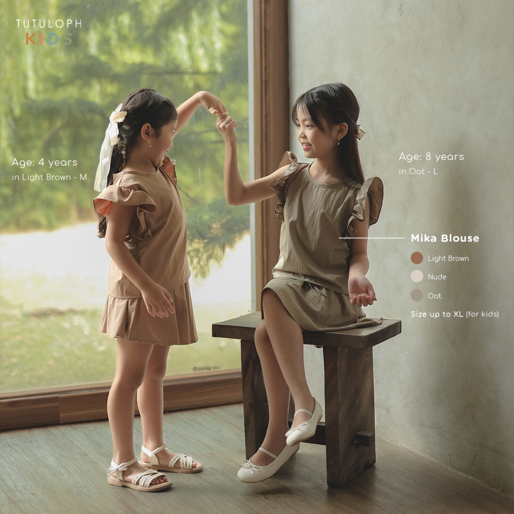 Mika Blouse | Blouse Anak Perempuan | Usia 1-8 Tahun |  TutuKids