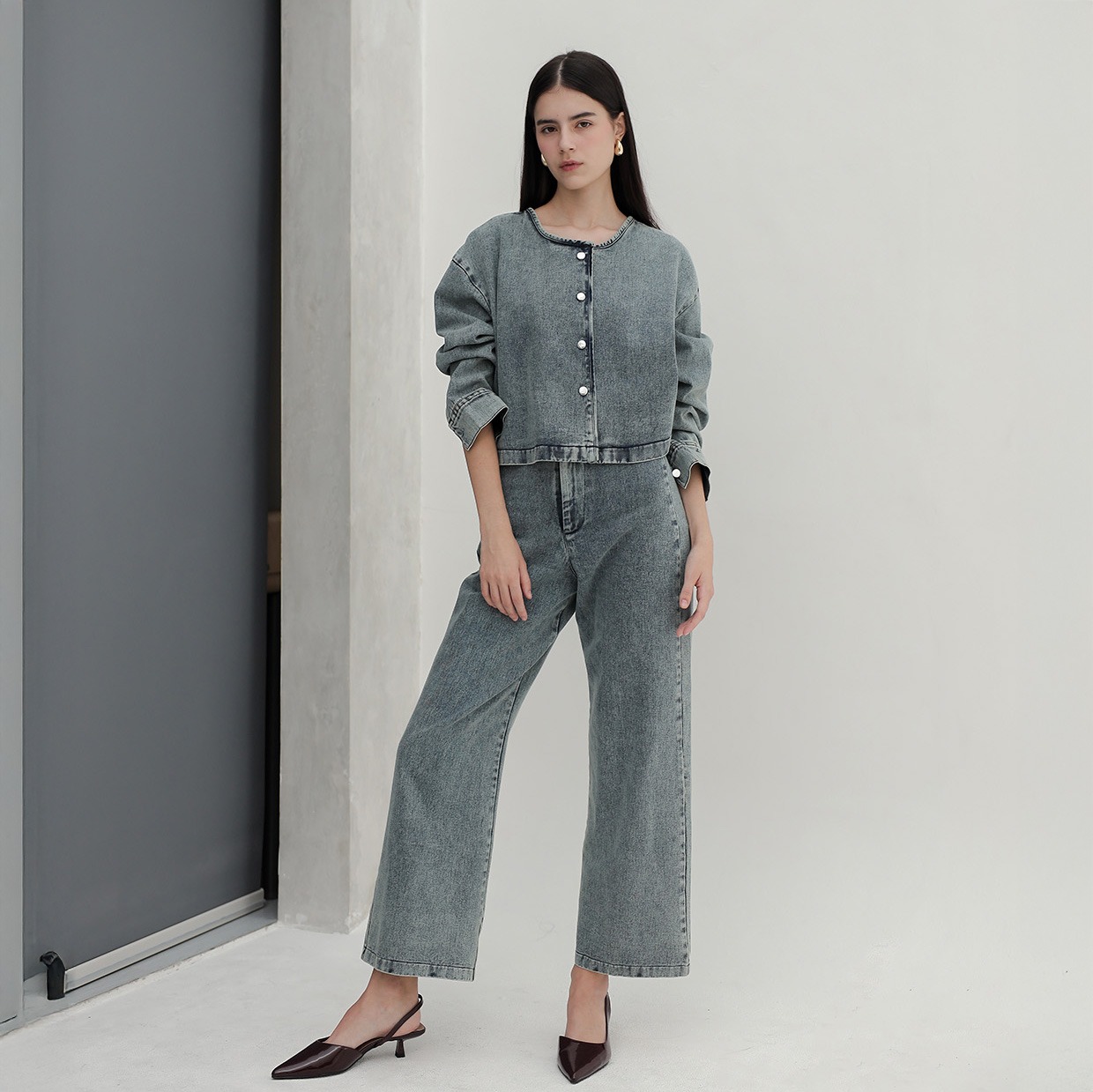 [Tutuloph] Pyper Outer Top | Denim Top Jeans - Denim Collection | Atasan Denim | Outer Top Casual Fashion Normal Bigsize
