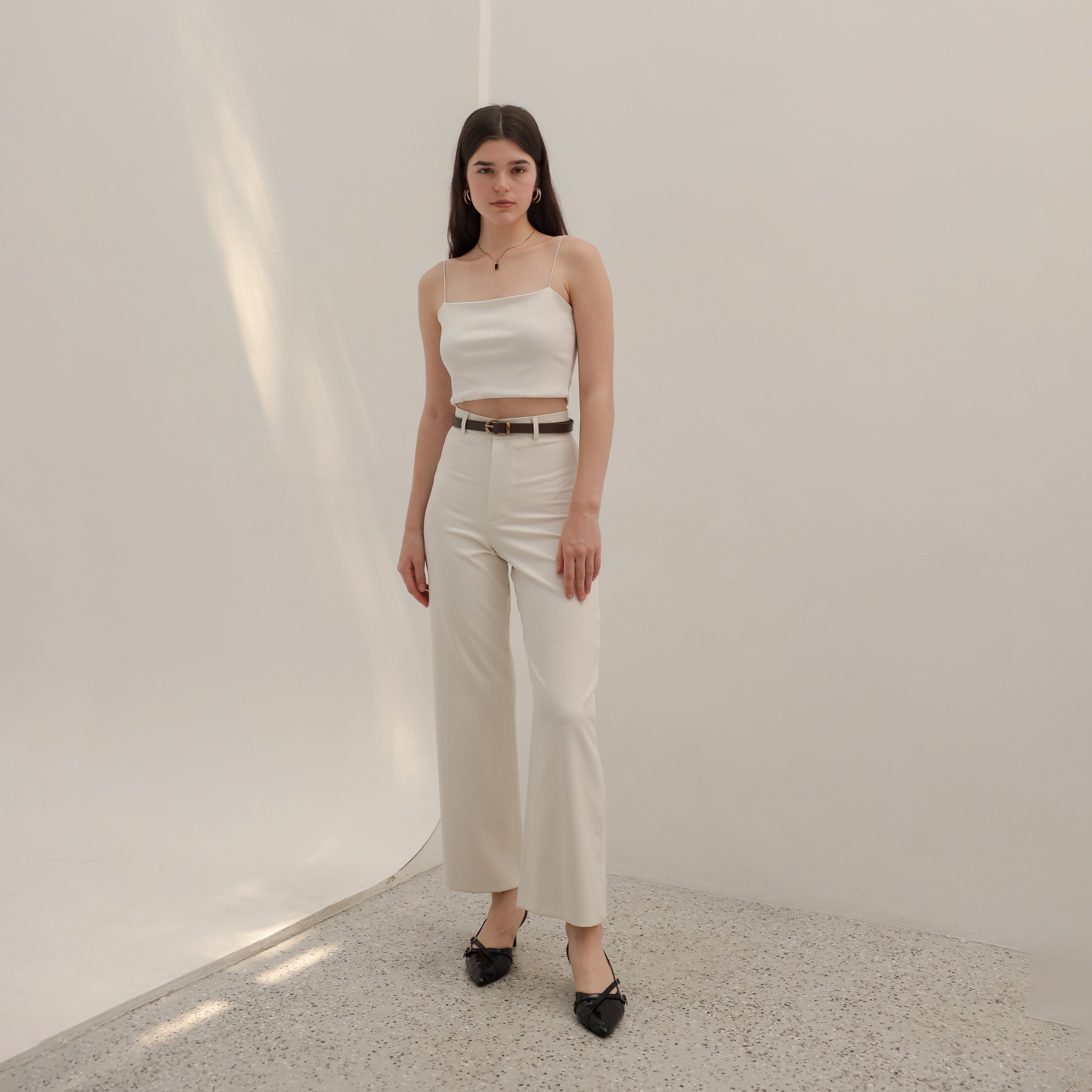 [Tutuloph] Kiara Pants [Long Cullote] | Celana Panjang Straight Highwaist Kulot Wanita