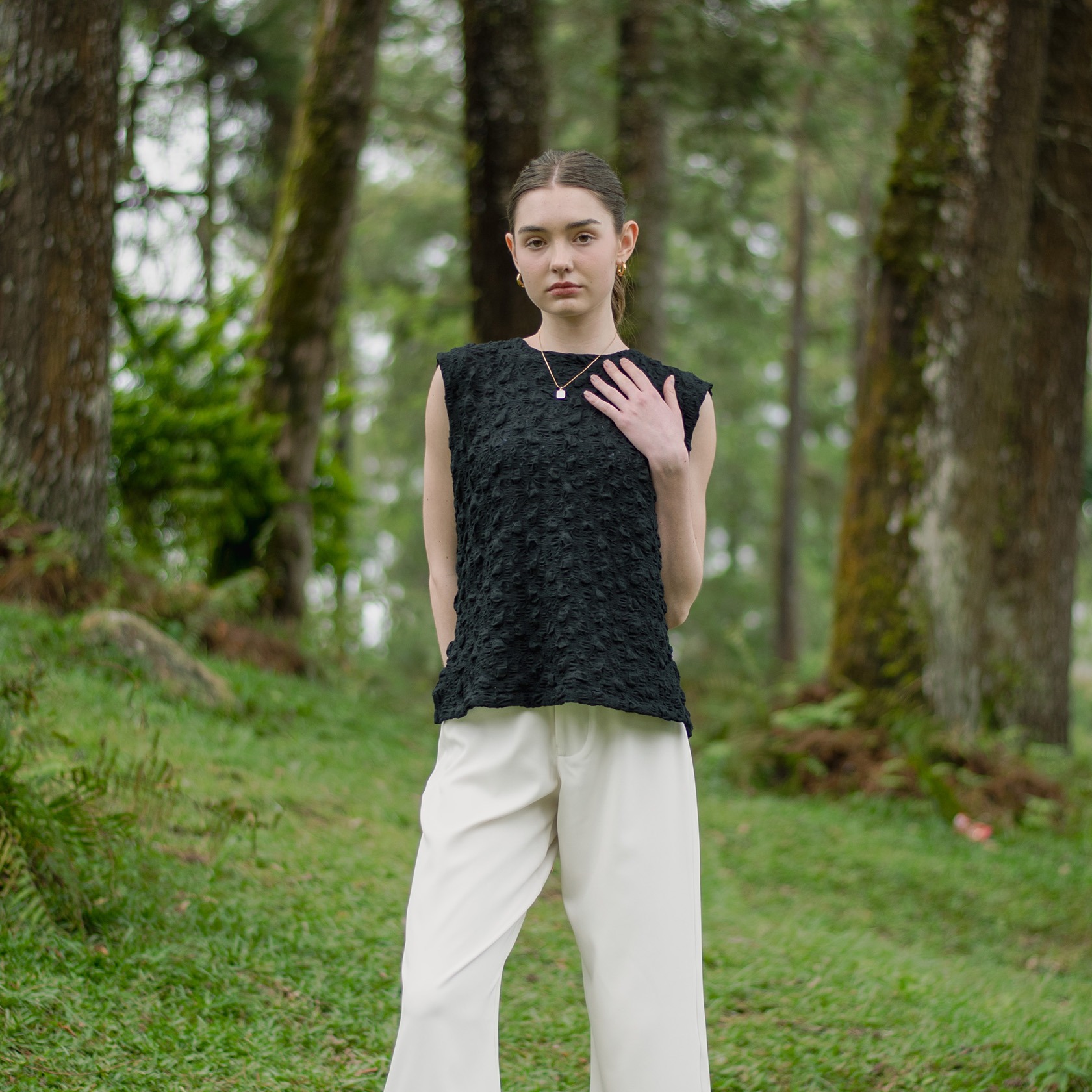 [Tutuloph] Lima Tank | Tank Top Knit Wanita Stretch Nyaman & Elegan untuk Daily & Hangout Look Bigsize Normal 