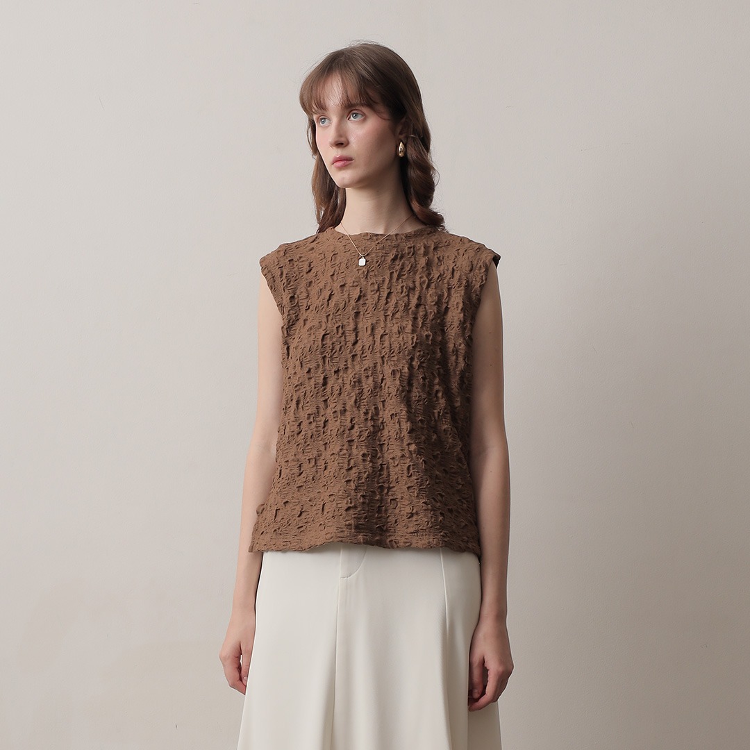 [Tutuloph] Lima Tank | Tank Top Knit Wanita Stretch Nyaman & Elegan untuk Daily & Hangout Look Bigsize Normal 