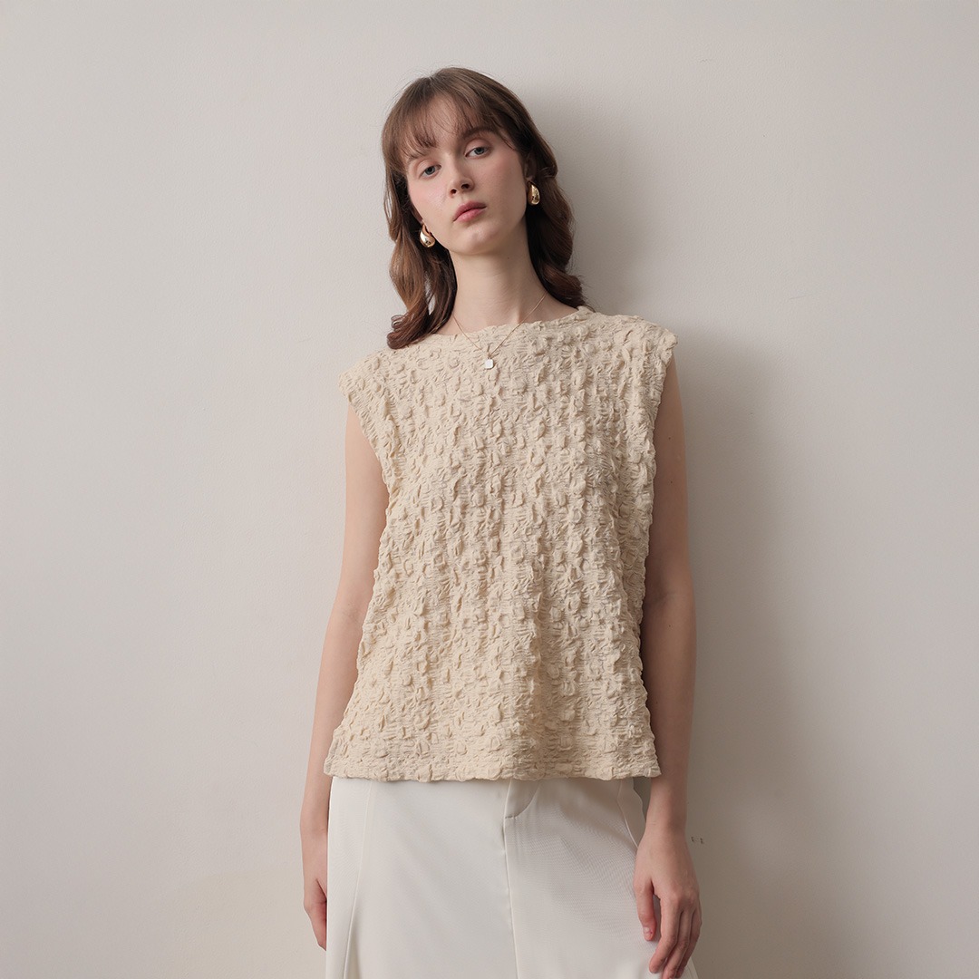 [Tutuloph] Lima Tank | Tank Top Knit Wanita Stretch Nyaman & Elegan untuk Daily & Hangout Look Bigsize Normal 