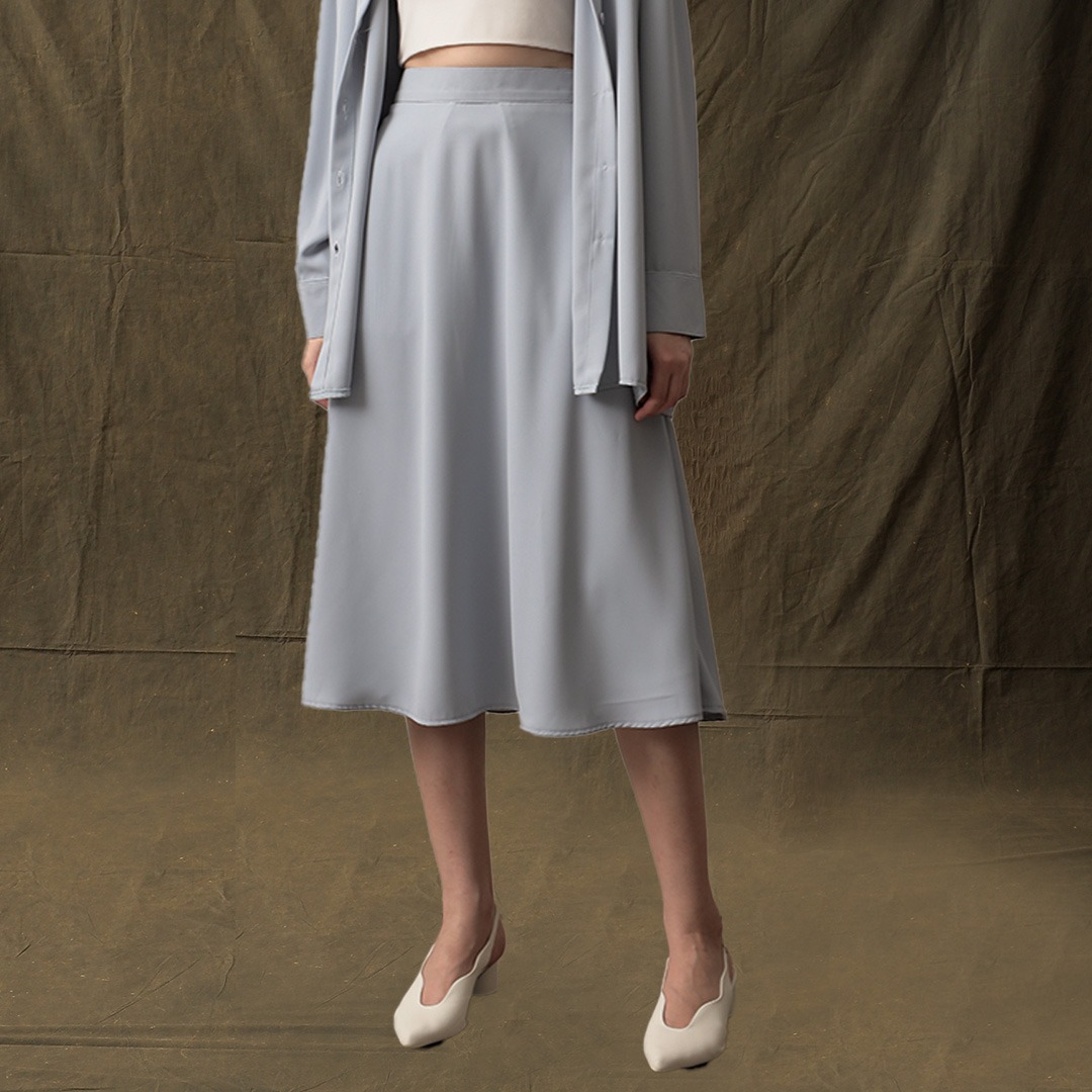 [Tutuloph] Rosy Skirt | Midi Skirt | Rok Wanita | Raya Collection Rok Karet Midi Skirt Wanita Rok Midi Wanita Elegan & Casual | High Waist Skirt – Casual Look & Office Friendly