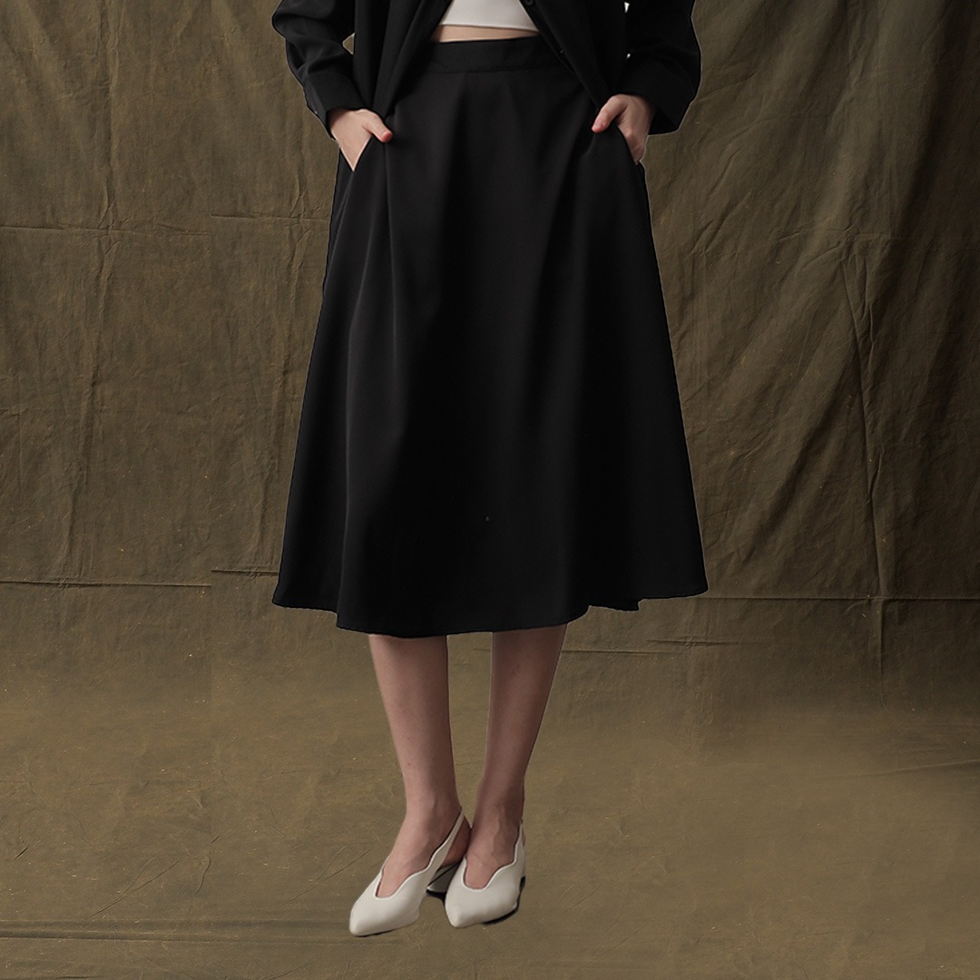 [Tutuloph] Rosy Skirt | Midi Skirt | Rok Wanita | Raya Collection Rok Karet Midi Skirt Wanita Rok Midi Wanita Elegan & Casual | High Waist Skirt – Casual Look & Office Friendly