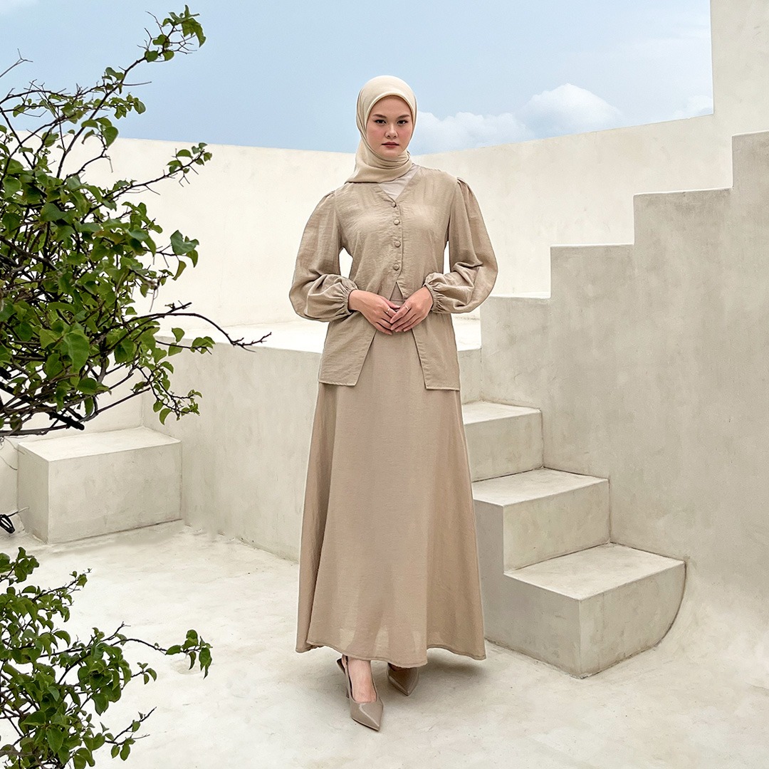 [Tutuloph] Gaby Long Skirt | Rok Long Skirt Wanita Rok Panjang Skirt Wanita Rok Wanita Elegan & Casual | High Waist Skirt – Casual Look & Office Friendly