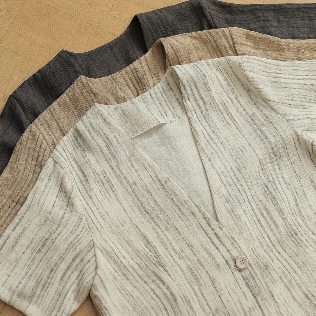 [Tutuloph] Willow Outer Motif | Daily Outerwear Wanita Lengan Panjang Casual | Outer Fit to Big Size – Ringan, Stylish & Nyaman untuk Daily Look Office Kantor