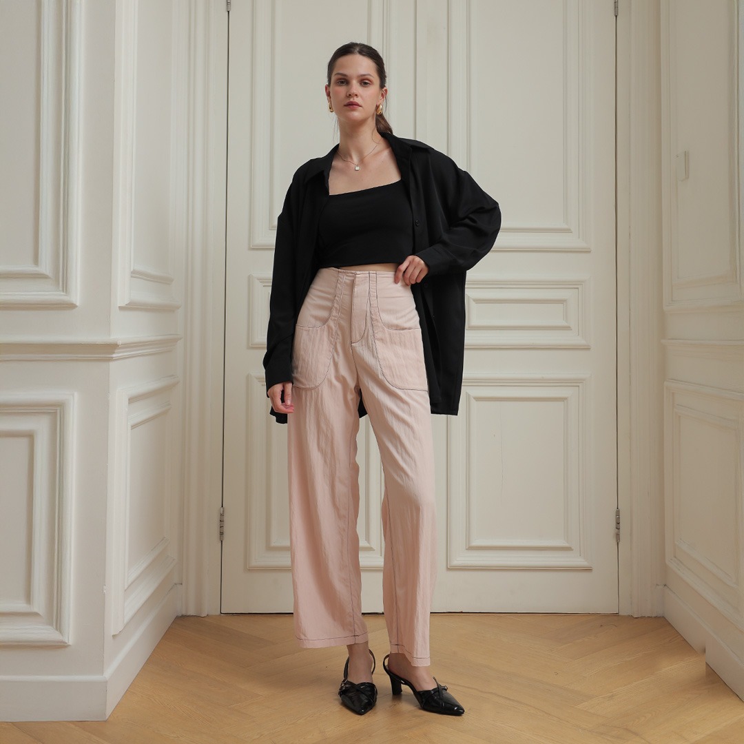 [Tutuloph] Hazel Pants | Celana Kulot Wanita High Waist Kantong Depan | Celana Kulot Casual & Nyaman untuk Daily Look – Tersedia Ukuran Jumbo Bigsize