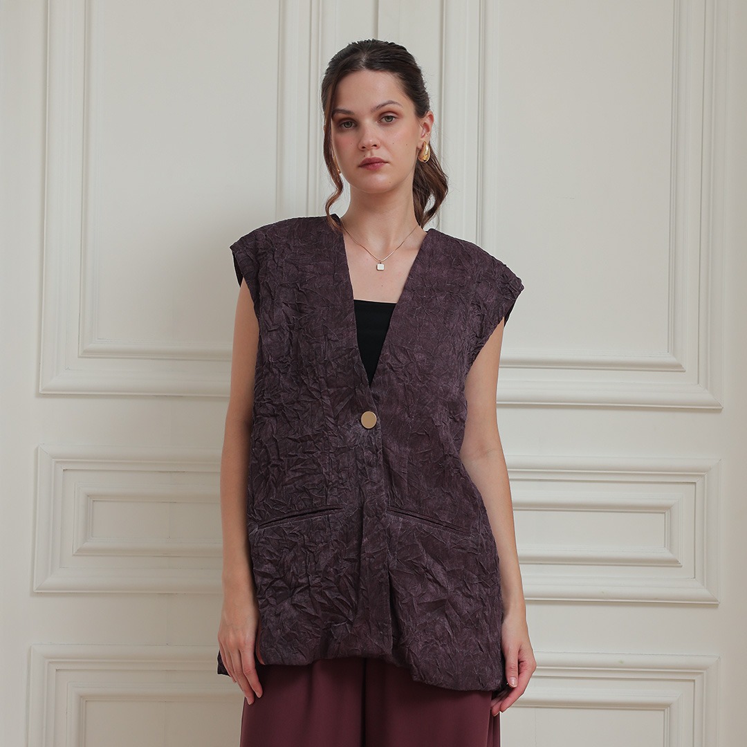[Tutuloph] Sadie Vest | Atasan Vest Wanita | Women Top Casual Fashion Normal Bigsize
