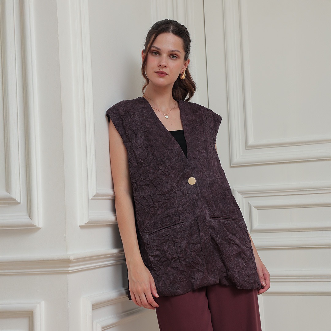 [Tutuloph] Sadie Vest | Atasan Vest Wanita | Women Top Casual Fashion Normal Bigsize