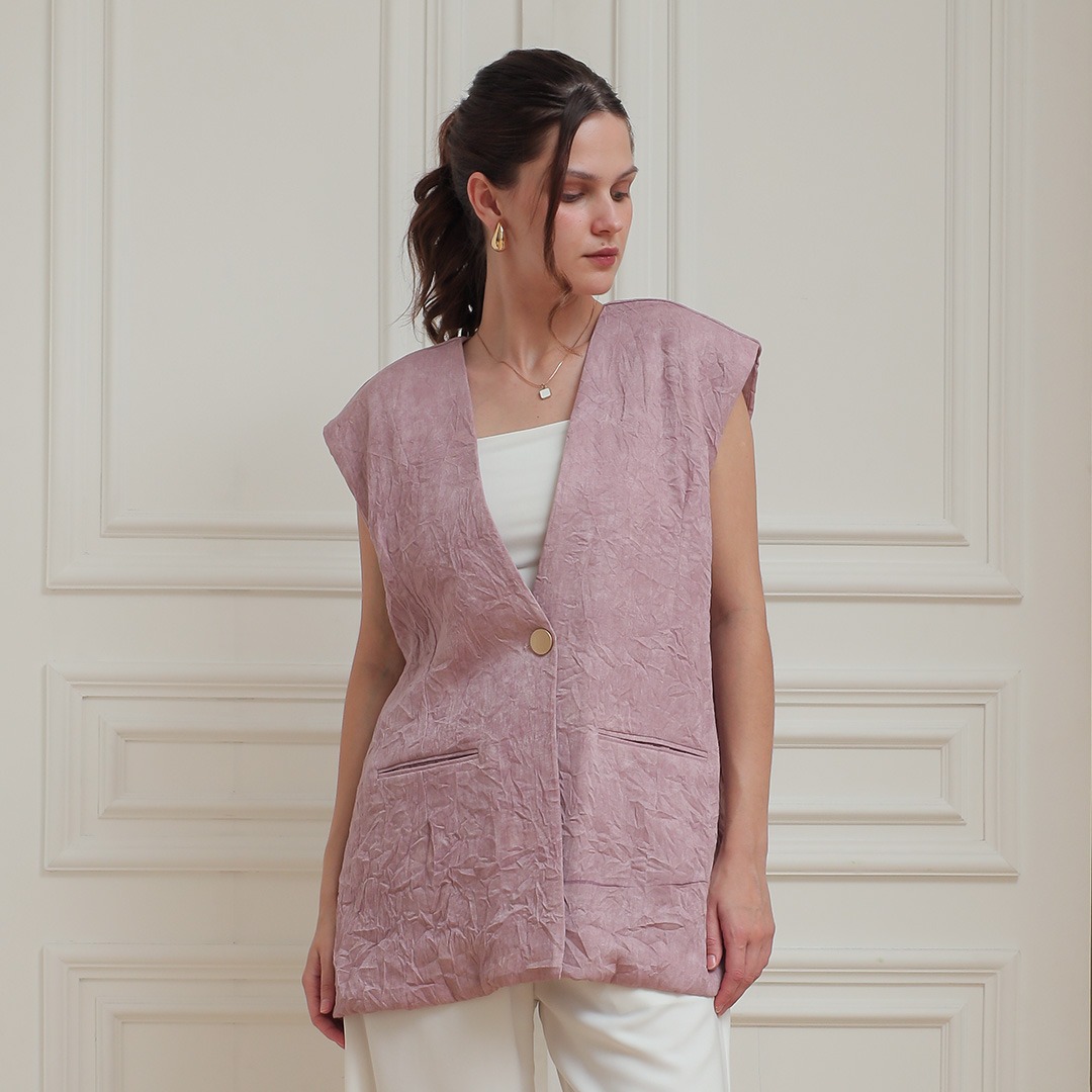 [Tutuloph] Sadie Vest | Atasan Vest Wanita | Women Top Casual Fashion Normal Bigsize
