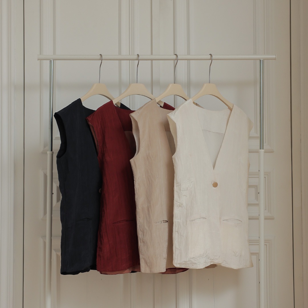 [Tutuloph] Jose Vest | Vest Atasan Wanita  | Women Top Casual Fashion Normal Bigsize