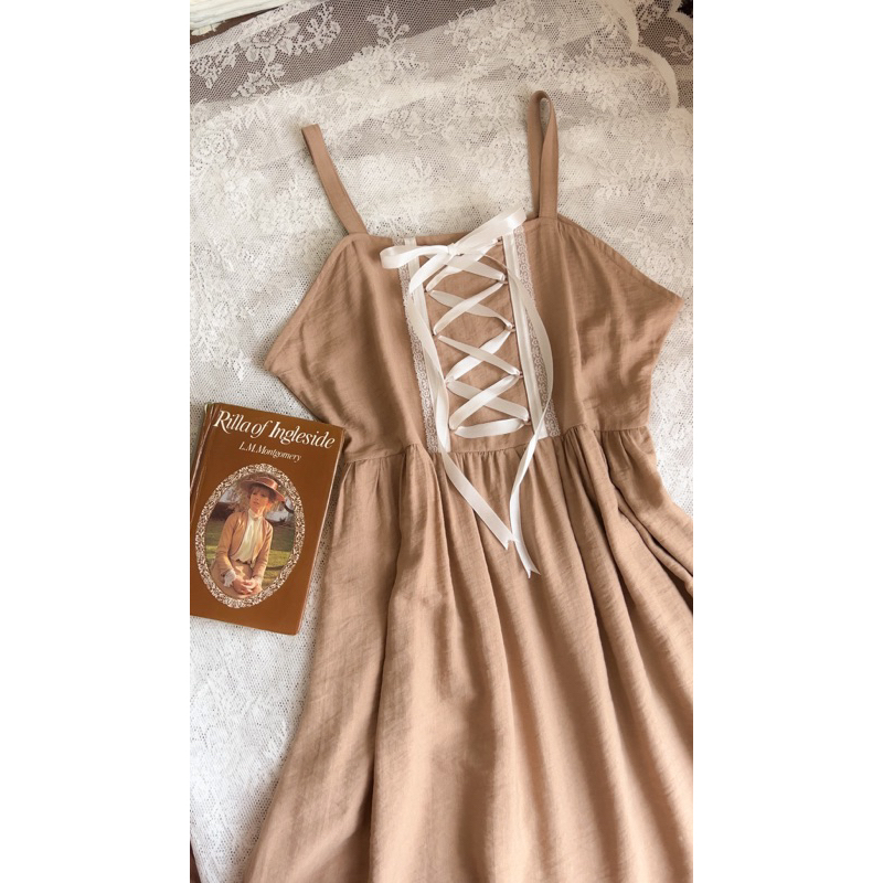 Reveena Overall (Sage & Khaki) | Himeka Vintage (Hanya Overall)