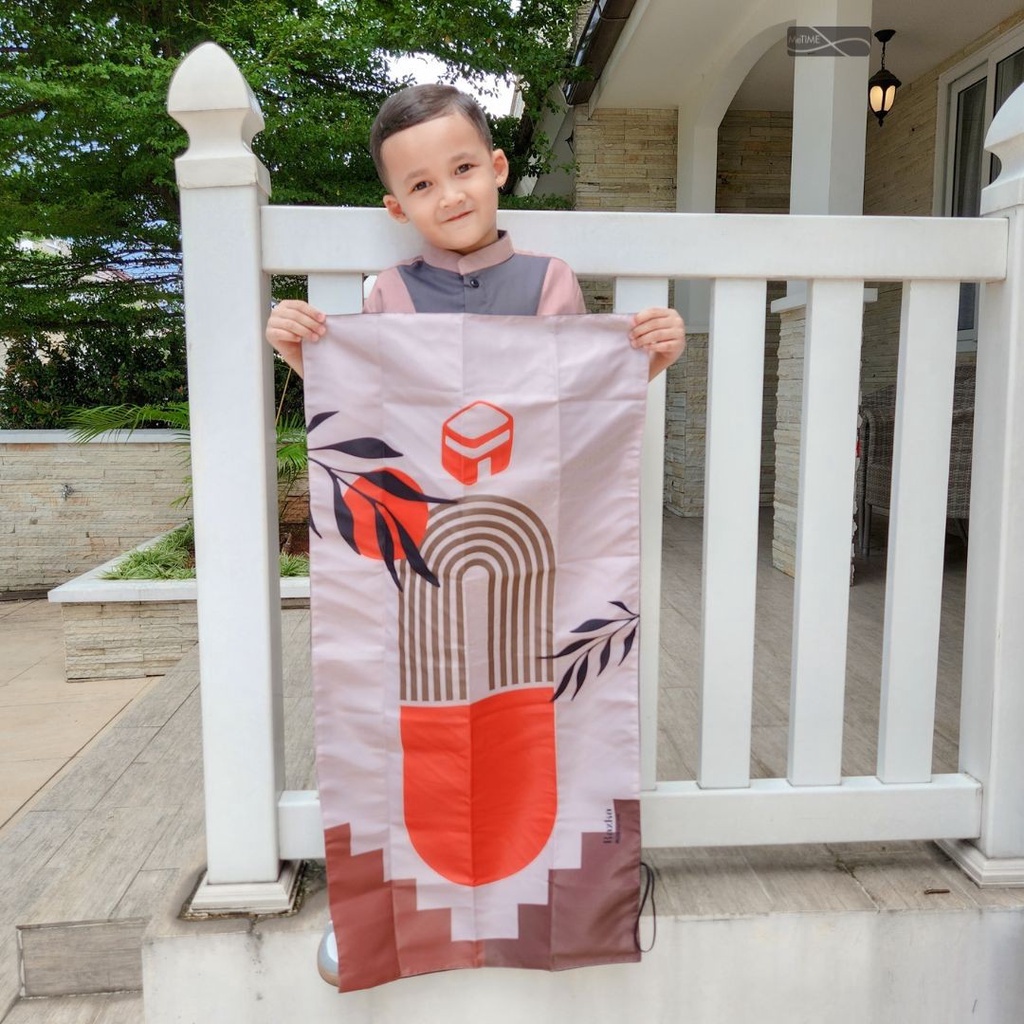 Sajadah Travel Anak Custom Nama MeTime / Sajadah Travel / Sajadah Custom (Boho Series)