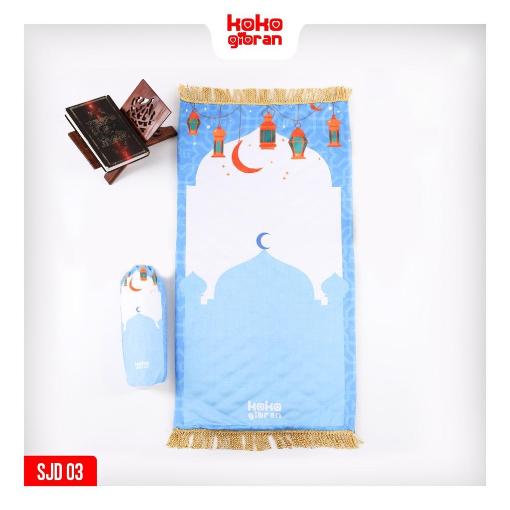 Sajadah Anak Eksklusif KokoGibran / Sajadah Anak Tebal / Sajadah Premium (Flat Series)