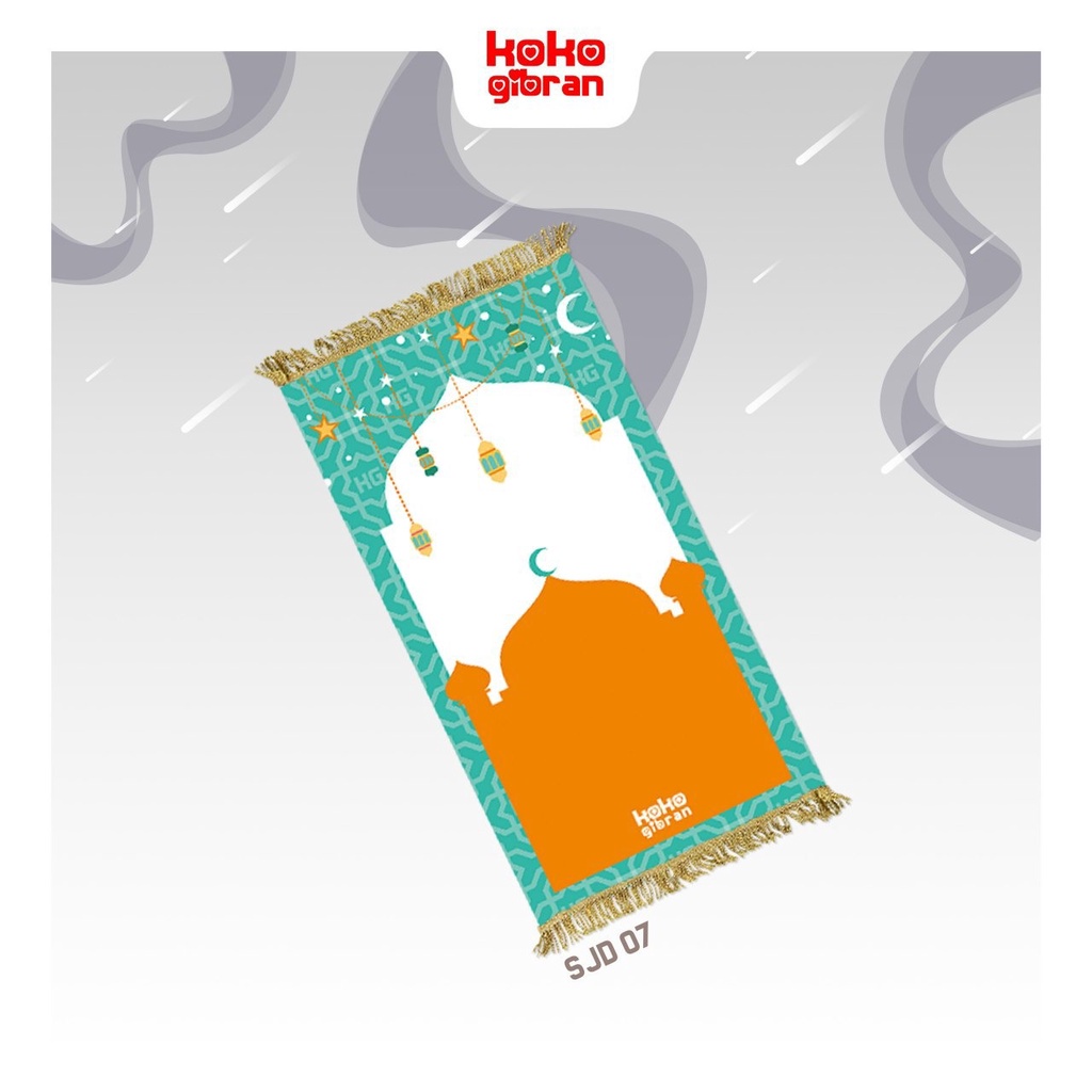 Sajadah Anak Eksklusif KokoGibran / Sajadah Anak Tebal / Sajadah Premium (Flat Series)