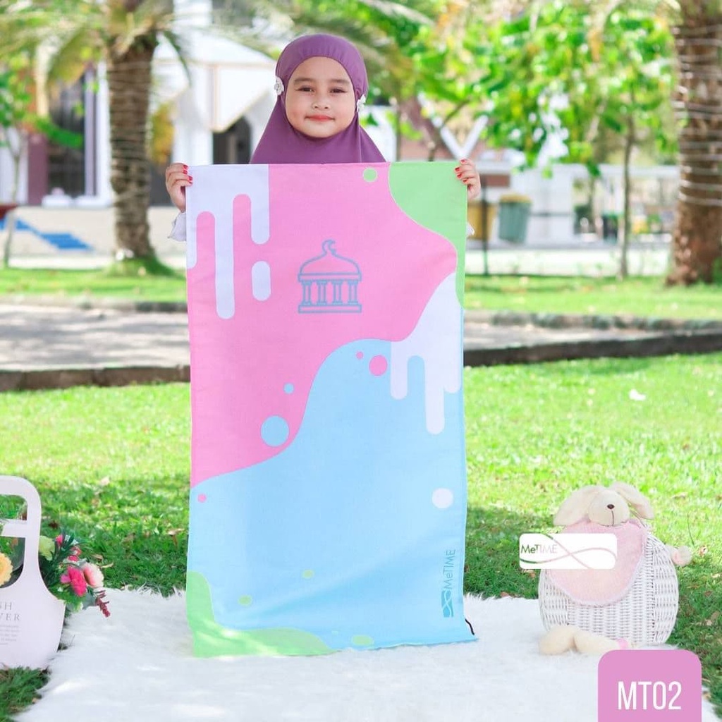 Sajadah Travel Anak MeTime / Sajadah Travel / Sajadah Anak (Colorful Series)