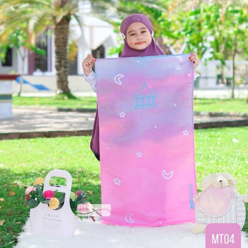 Sajadah Travel Anak MeTime / Sajadah Travel / Sajadah Anak (Colorful Series)