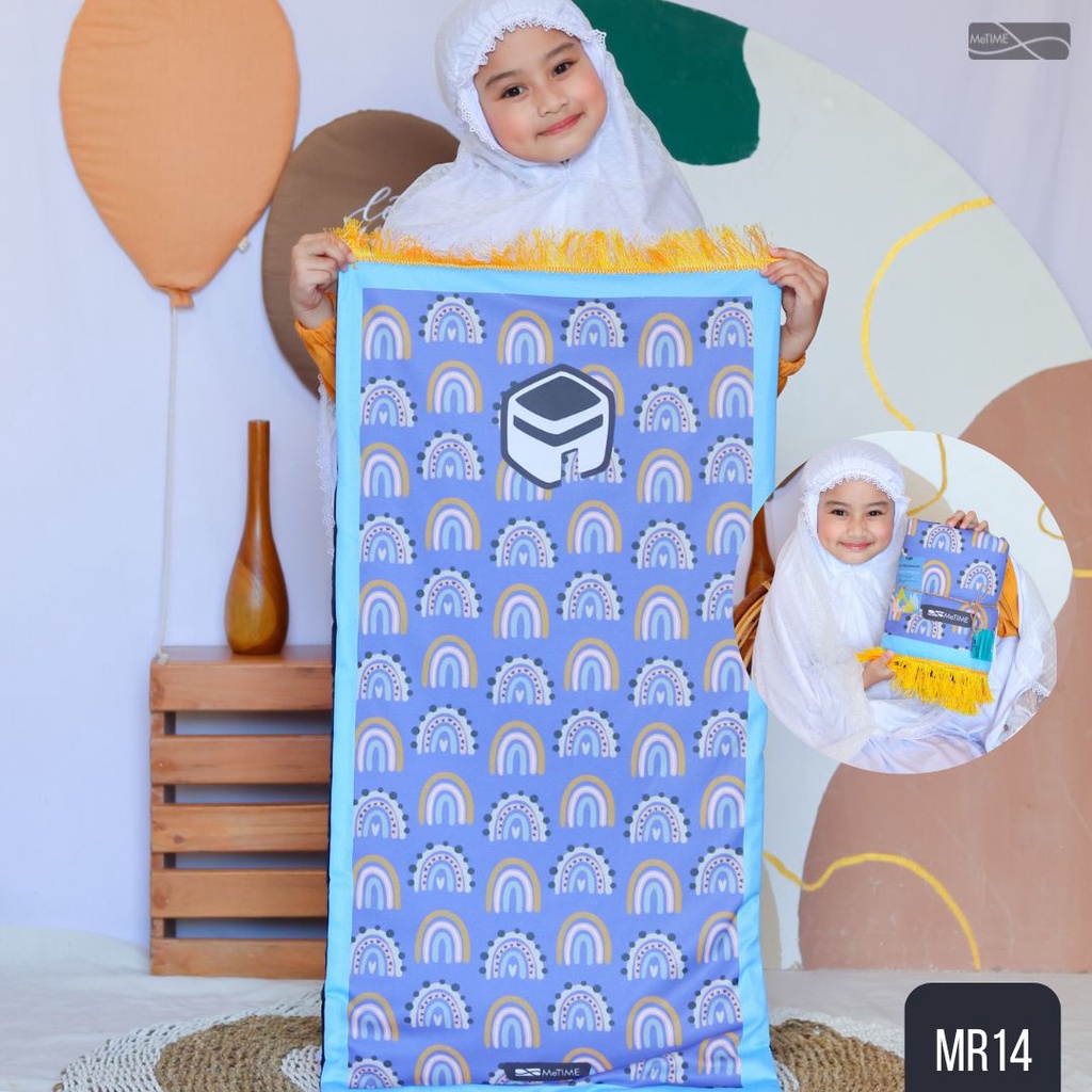 Sajadah Anak Rumbai MeTime / Sajadah Anak / Sajadah Tebal (Rainbow Series)