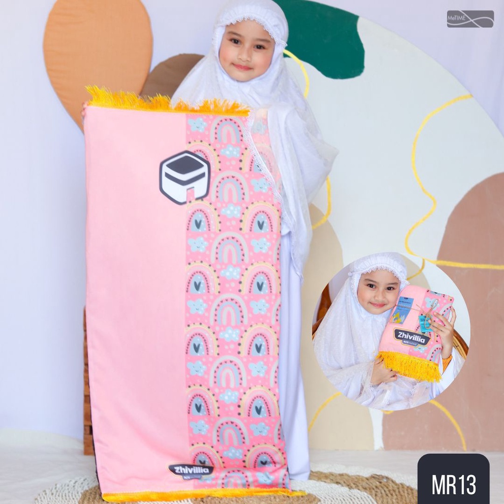 Sajadah Anak Rumbai MeTime / Sajadah Anak / Sajadah Tebal (Rainbow Series)