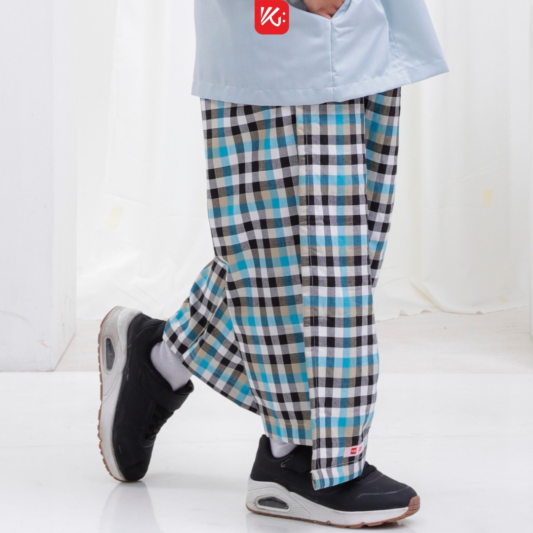 Set SPK Anak KokoGibran / Sarung Peci Koko Anak / SPK Anak / Set Anak Terlaris / Set SPK / Set Shalat Anak Warna Biru (Kamiil)