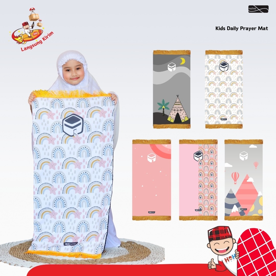 (Ready) Sajadah Anak Rumbai MeTime / Sajadah Anak / Sajadah Perempuan