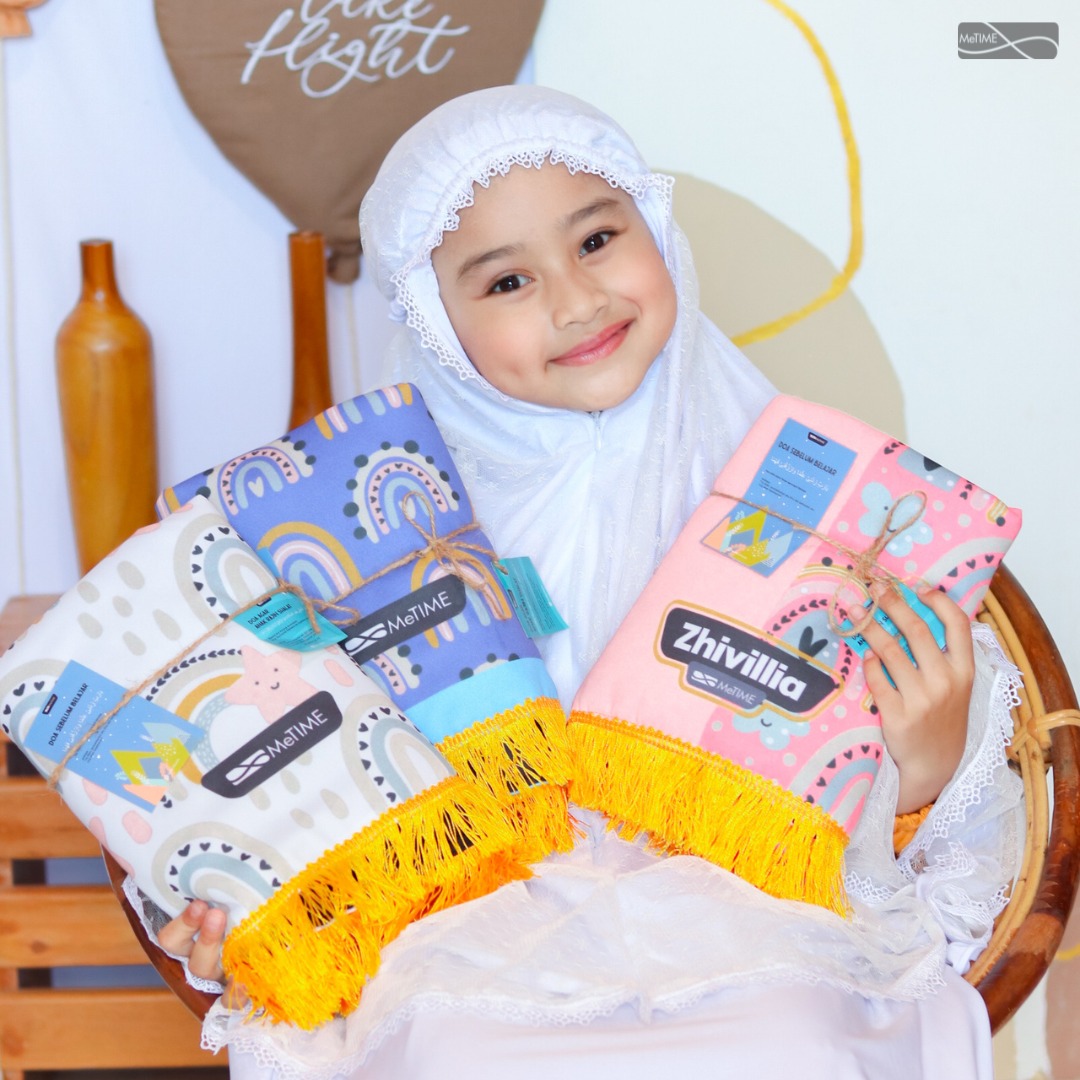 (Ready) Sajadah Anak Rumbai MeTime / Sajadah Anak / Sajadah Perempuan