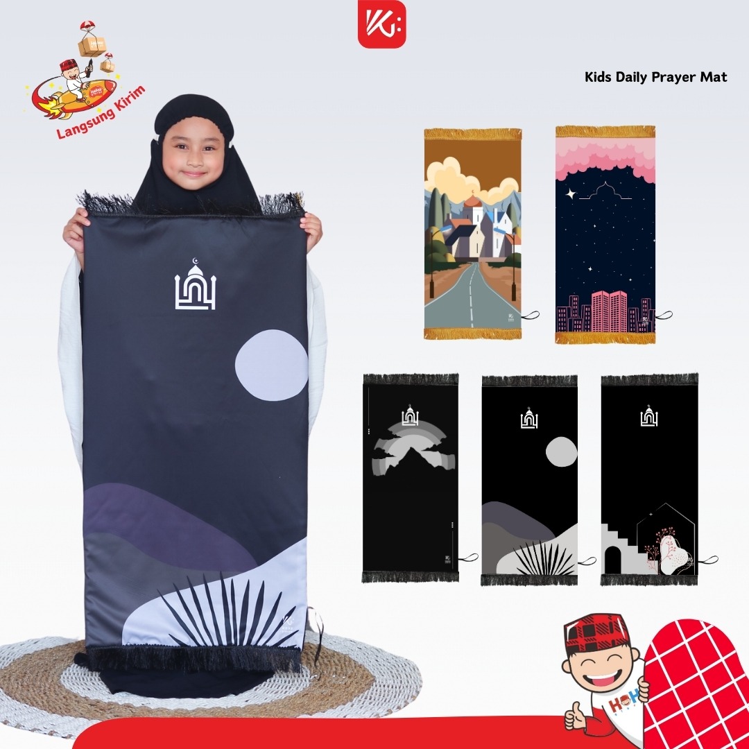 (Ready) Sajadah Anak KG / Sajadah anak / Sajadah Tebal / Sajadah