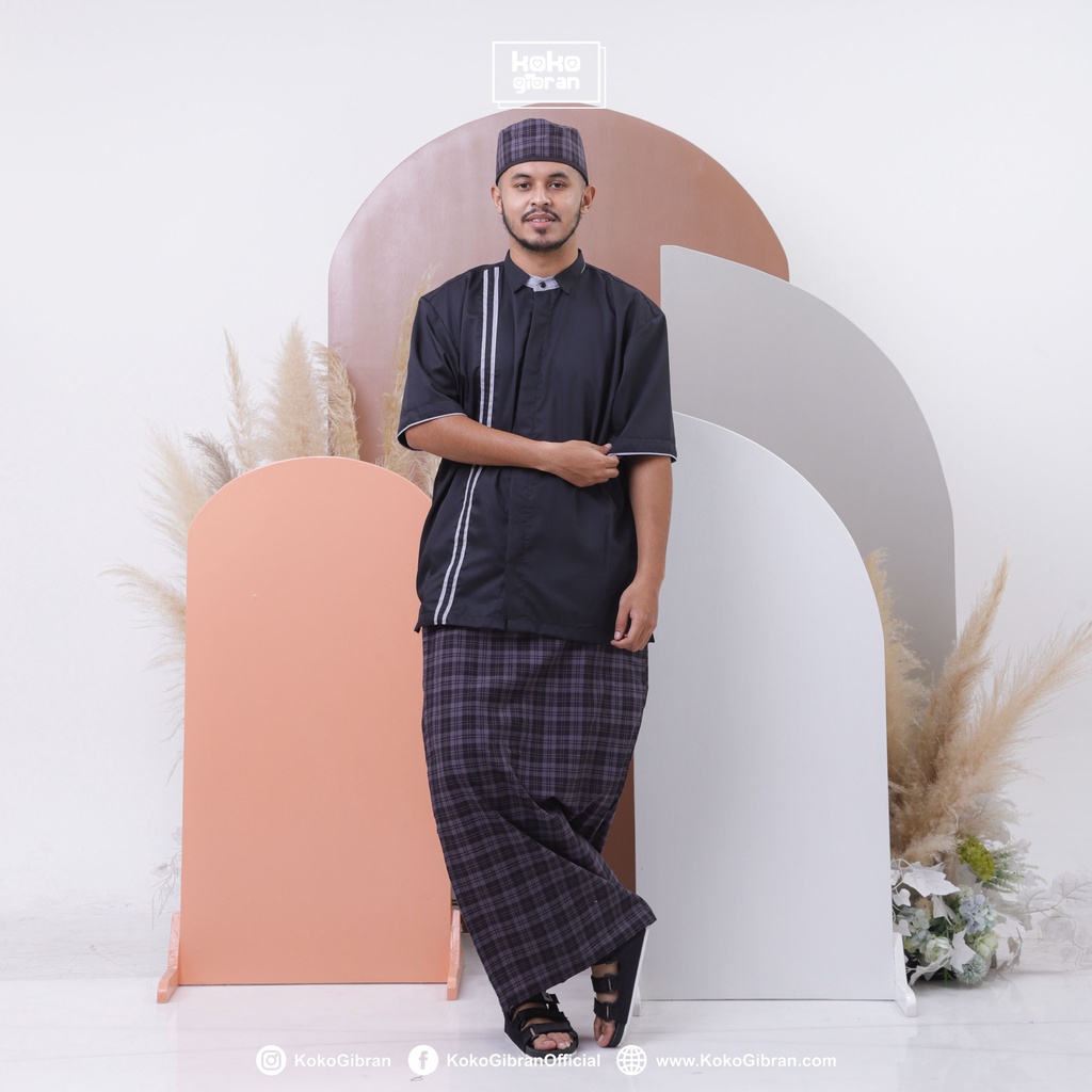 Set SPK Dewasa / Set Ramzan Ayah / Set Koko Sarung Peci Dewasa / Koko Dewasa /Sarung Peci Dewasa / Sajadah