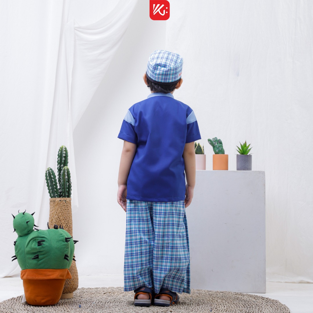 Sarung Koko Peci Anak KokoGibran / Sarkoci KokoGibran / Sarcelko / Baju Muslim Anak / Pakaian Muslim Anak (ZIYYAD)