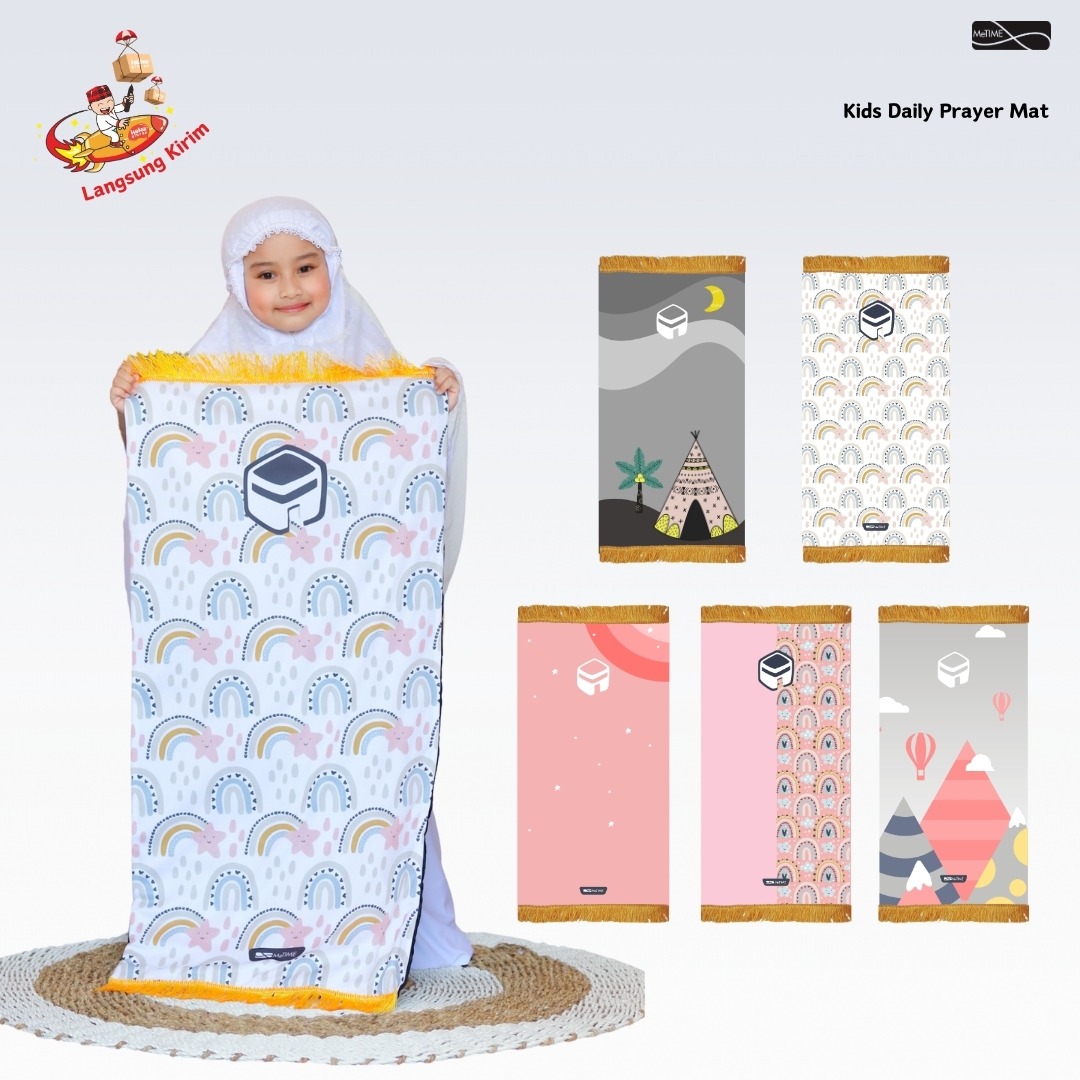 (Ready) Sajadah Anak Rumbai MeTime / Sajadah Anak / Sajadah Tebal