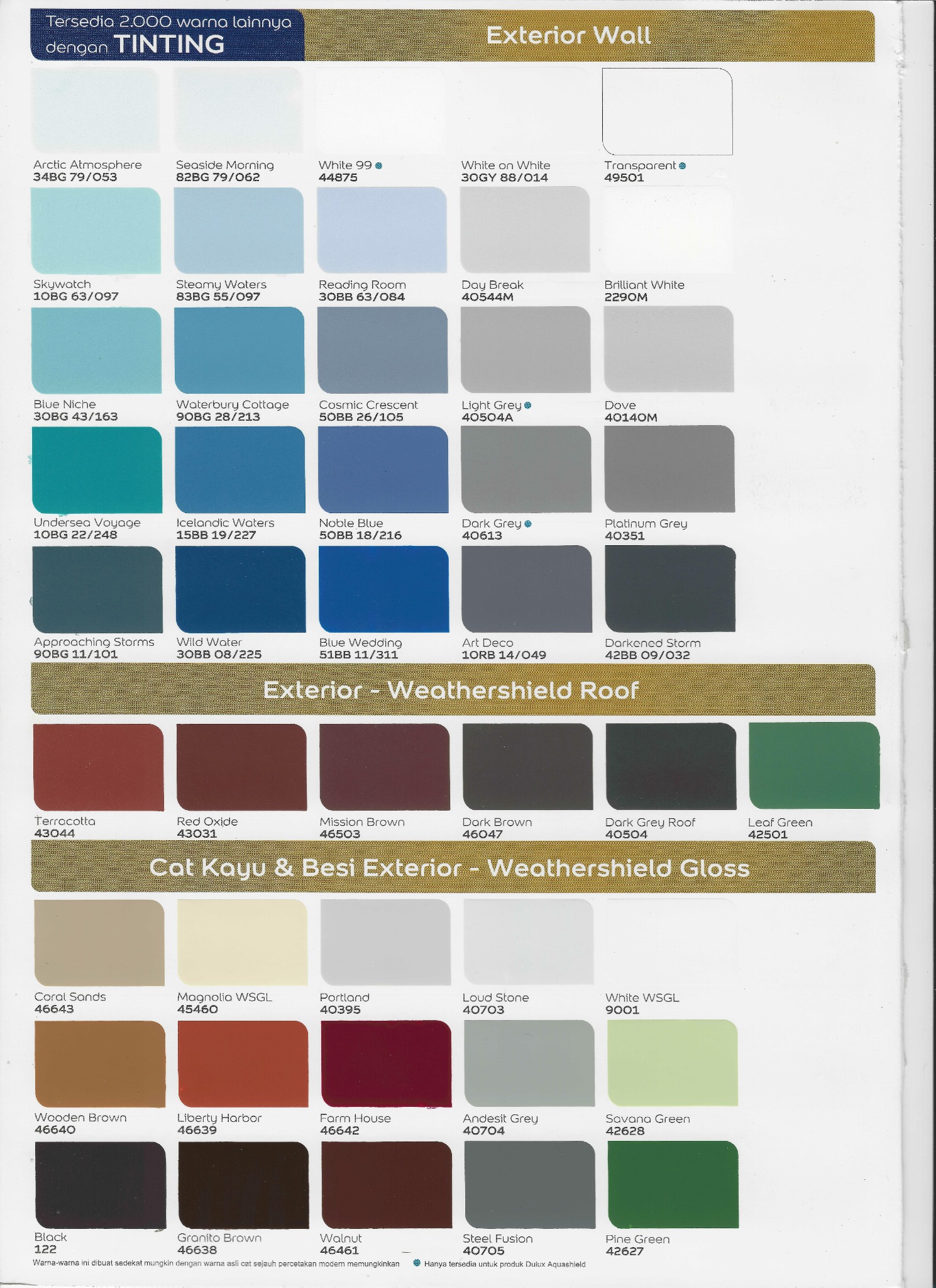 Dulux Weathershield (White) tinting