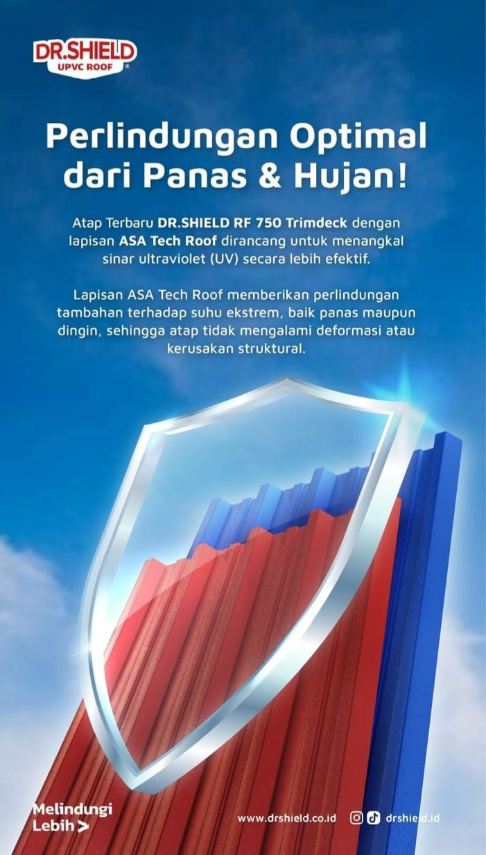 ATAP UPVC SINGLE LAYER RF 750 DR SHIELD